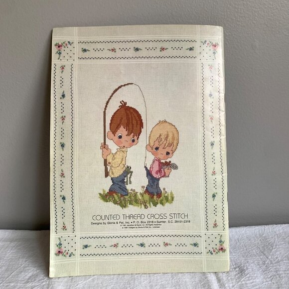 Precious Moments Sew In Love Cross Stitch Pattern Book PM-2 - Picture 2 of 3